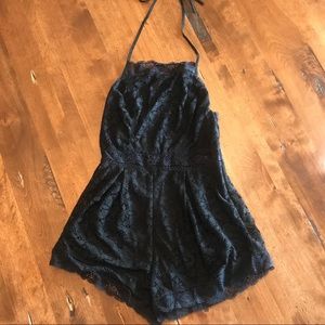 Kimchi Blue - black lace romper